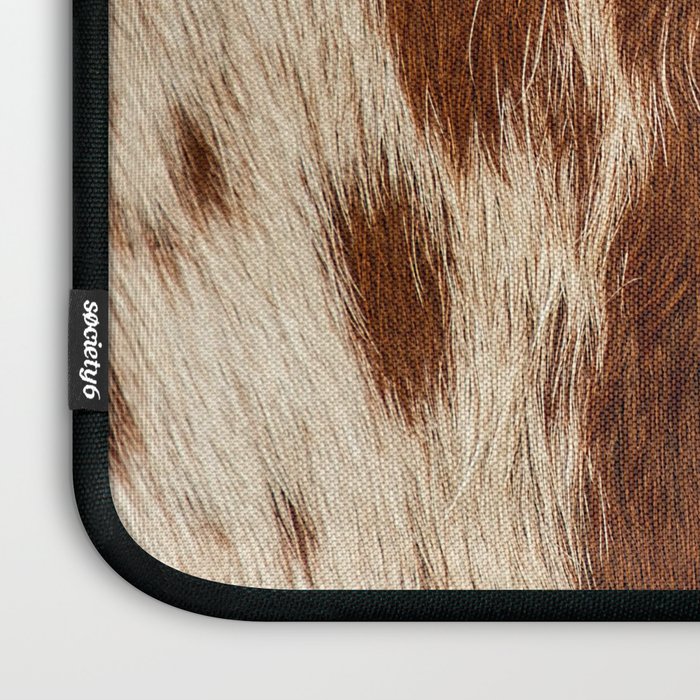 Cowhide Farmhouse Decor Laptop Sleeve Gallery Image 3
