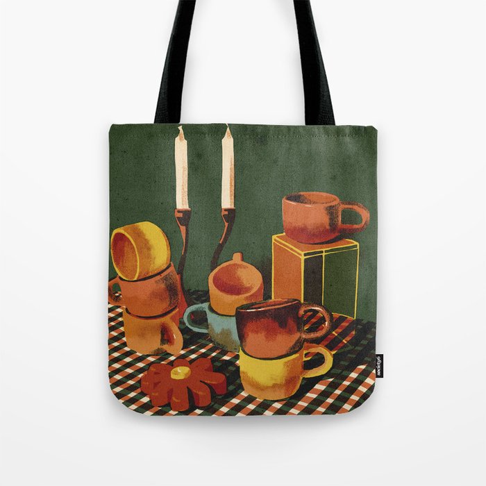 Flowercandle Tote Bag Gallery Image 1