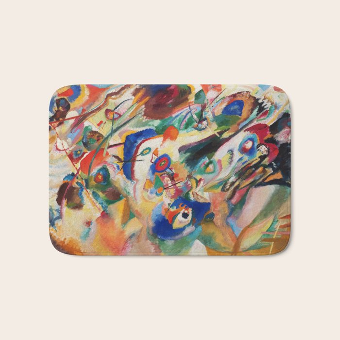 Kandinsky Sketch 2 for Composition 7 Bath Mat Gallery Image 1