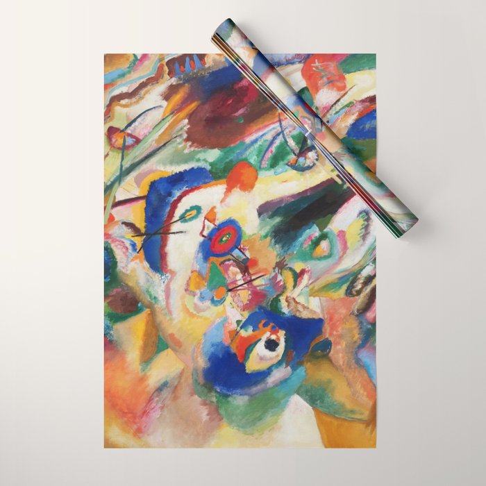 Kandinsky Sketch 2 for Composition 7 Wrapping Paper Gallery Image 1