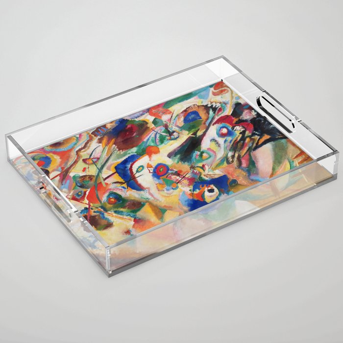 Kandinsky Sketch 2 for Composition 7 Acrylic Tray Gallery Image 1
