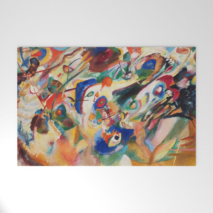 Kandinsky Sketch 2 for Composition 7 Welcome Mat Gallery Image 1