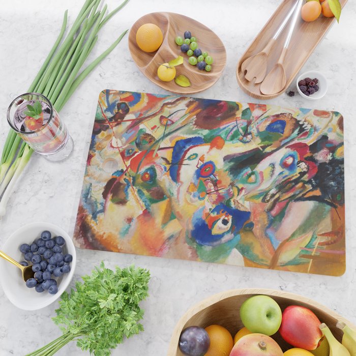Kandinsky Sketch 2 for Composition 7 Cutting Board Gallery Image 2