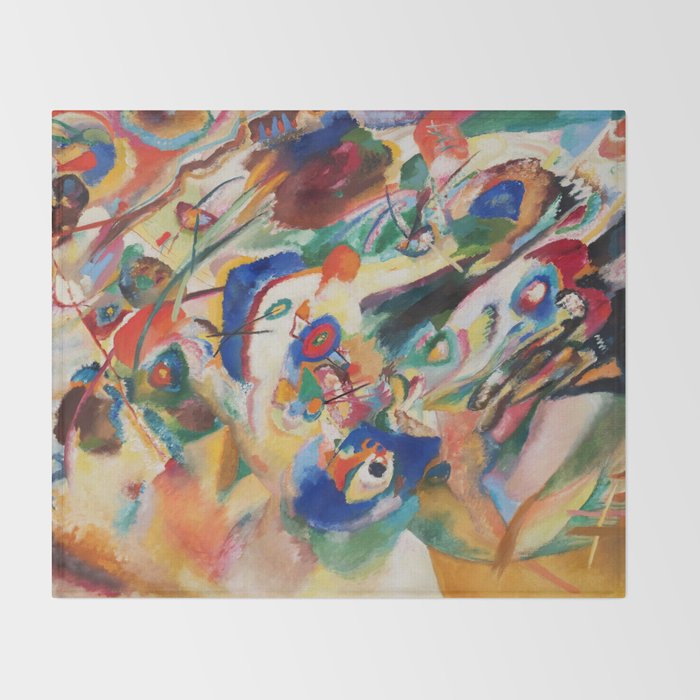Kandinsky Sketch 2 for Composition 7 Throw Blanket Gallery Image 2