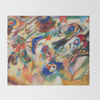 Kandinsky Sketch 2 for Composition 7 Throw Blanket Gallery Image 2