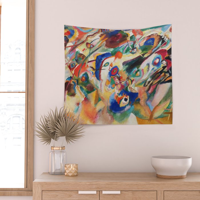 Kandinsky Sketch 2 for Composition 7 Wall Tapestry Gallery Image 2