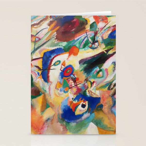 Kandinsky Sketch 2 for Composition 7 Stationery Card Gallery Image 1