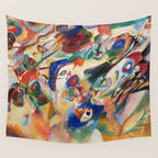 Kandinsky Sketch 2 for Composition 7 Wall Tapestry Gallery Image 4