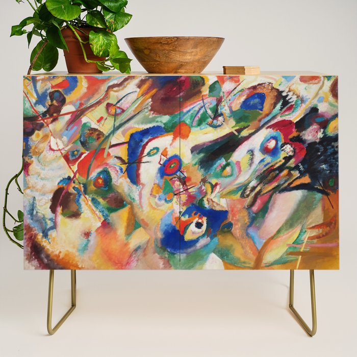 Kandinsky Sketch 2 for Composition 7 Credenza Gallery Image 1