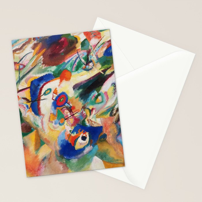 Kandinsky Sketch 2 for Composition 7 Stationery Card Gallery Image 2
