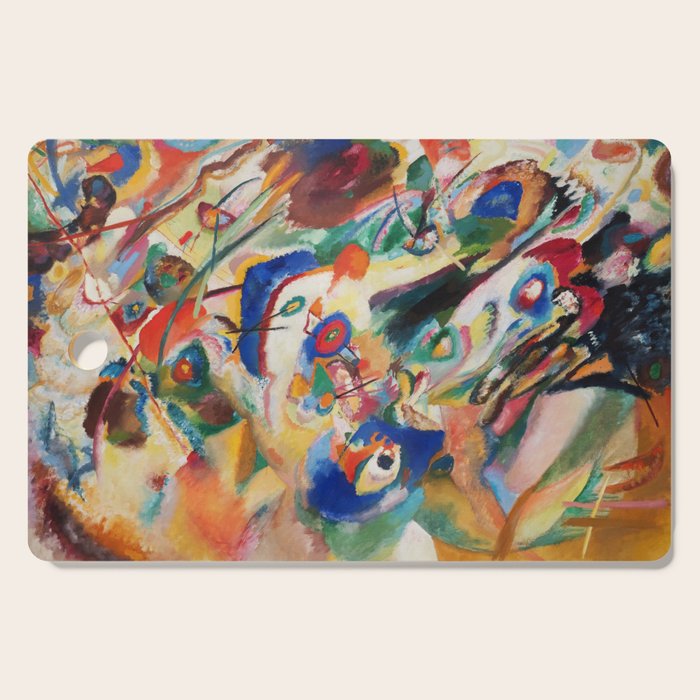 Kandinsky Sketch 2 for Composition 7 Cutting Board Gallery Image 1