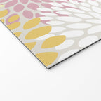 Floral Prints, Soft, Yellow and Pink, Design Prints Welcome Mat Gallery Image 2