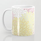 Floral Prints, Soft, Yellow and Pink, Design Prints Coffee Mug Gallery Image 3