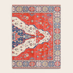 North And South Vine Red Medallion Kazak Persian Rug Notebook Gallery Image 4
