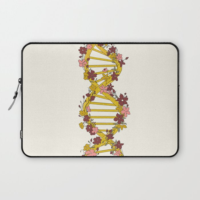 Floral DNA Laptop Sleeve Gallery Image 1