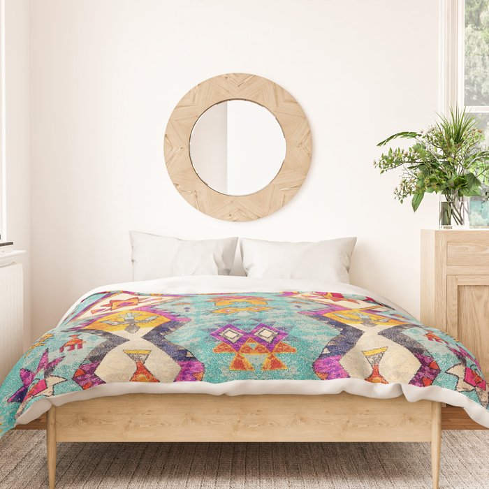 N178 - Antique Oriental Traditional Berber Bohemian Moroccan Style  Duvet Cover Gallery Image 3