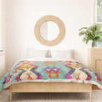 N178 - Antique Oriental Traditional Berber Bohemian Moroccan Style  Duvet Cover Gallery Image 3