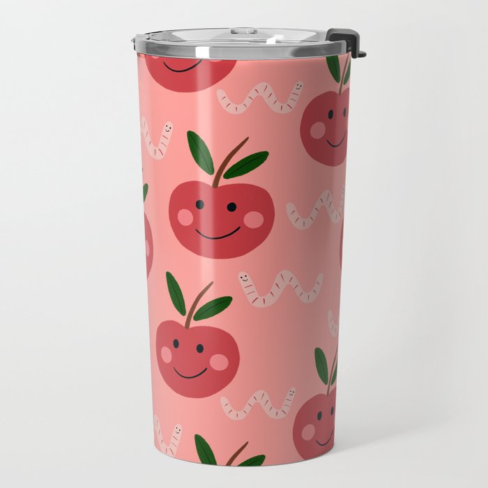 Happy Apple  Travel Mug Gallery Image 2