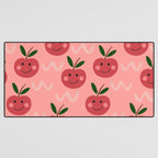 Happy Apple  Desk Mat Gallery Image 3