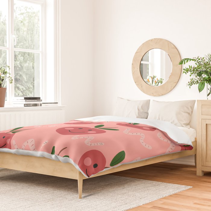 Happy Apple  Duvet Cover Gallery Image 2