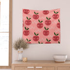 Happy Apple  Wall Tapestry Gallery Image 2