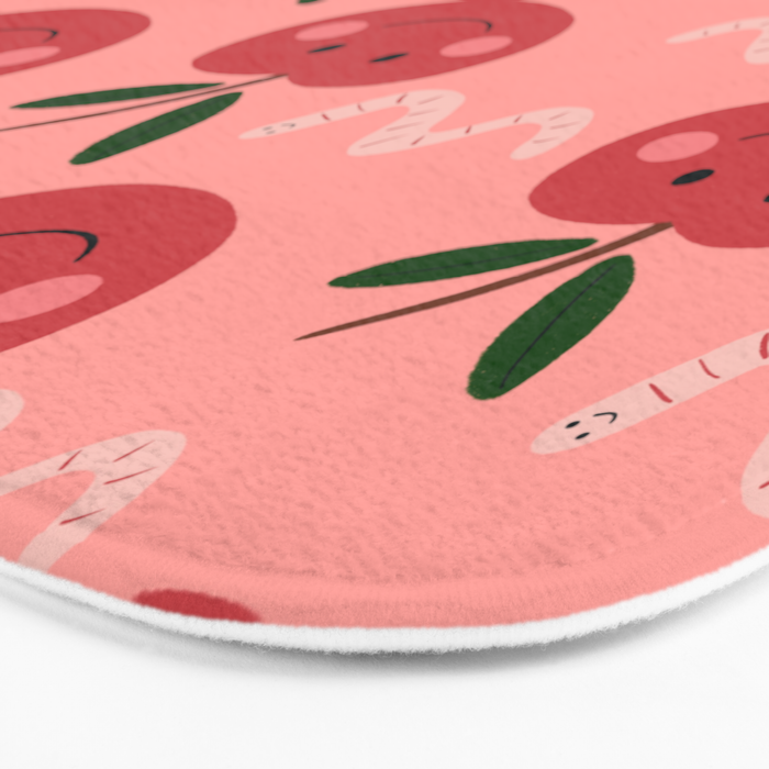 Happy Apple  Bath Mat Gallery Image 3