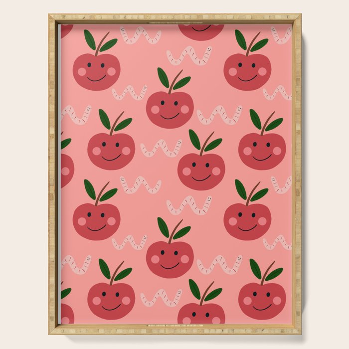 Happy Apple  Serving Tray Gallery Image 1