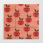 Happy Apple  Wood Wall Art Gallery Image 1