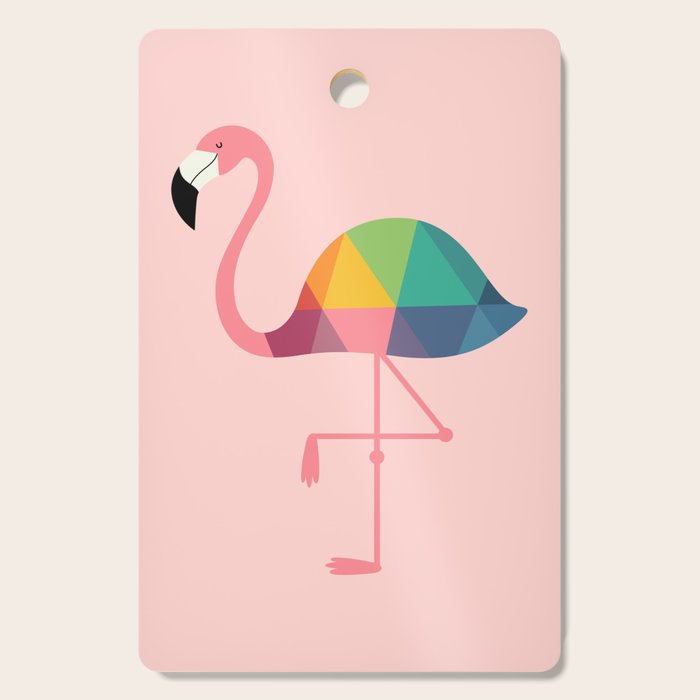 Rainbow Flamingo Cutting Board Gallery Image 1