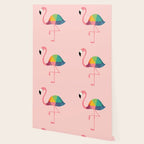 Rainbow Flamingo Wallpaper Gallery Image 2