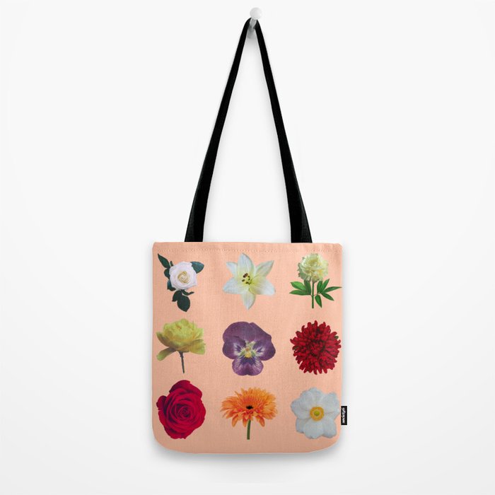 sunshine orange flower collage Tote Bag Gallery Image 2