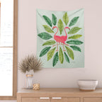 Flamingos Wall Tapestry Gallery Image 2