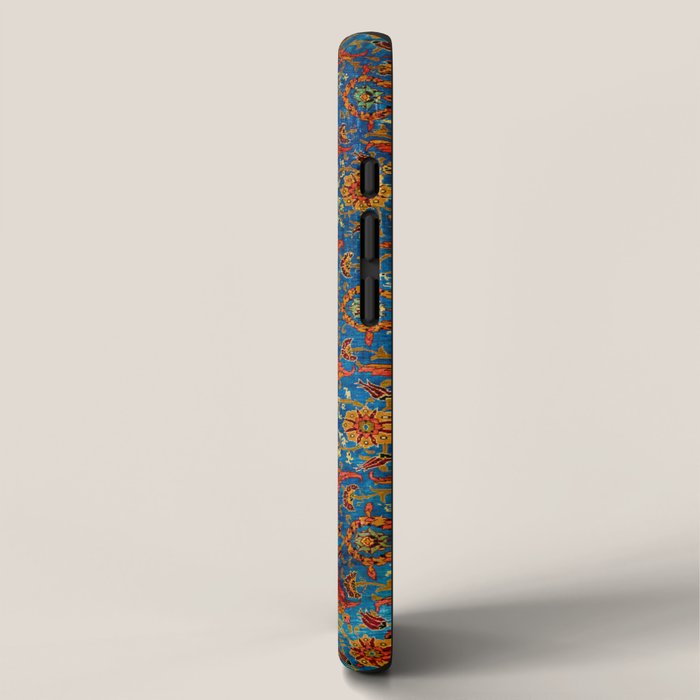 Hereke Vintage Persian Silk Rug Print iPhone Case Gallery Image 2