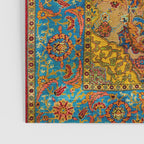 Hereke Vintage Persian Silk Rug Print Poster Gallery Image 3