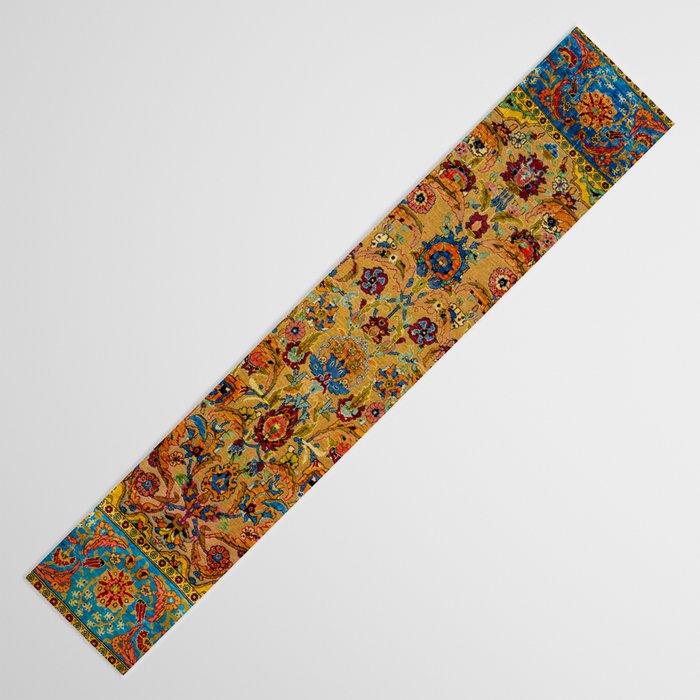Hereke Vintage Persian Silk Rug Print Table Runner Gallery Image 3
