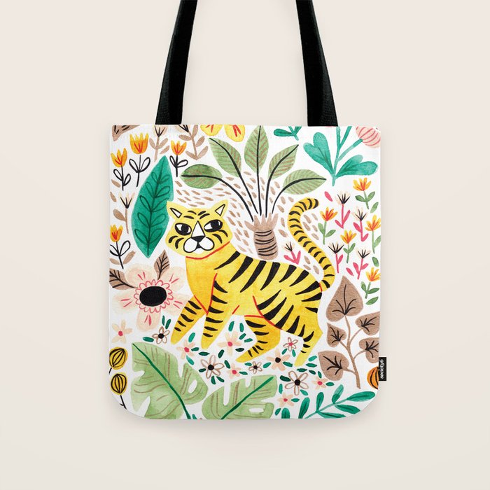 Tiger Jungle Tote Bag Gallery Image 1