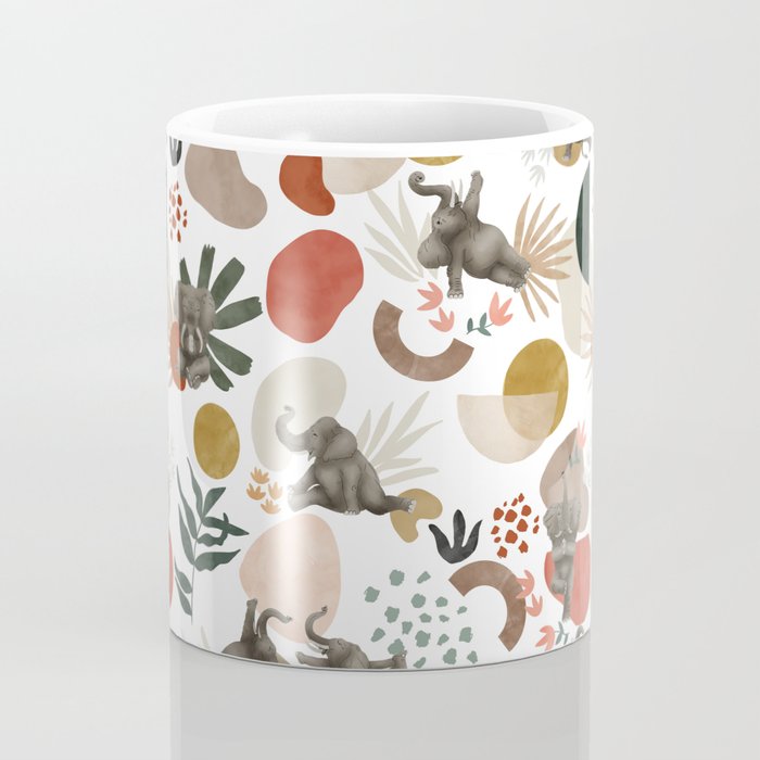 Elephant yoga 01 Coffee Mug Gallery Image 4