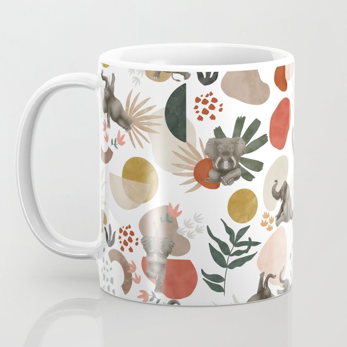 Elephant yoga 01 Coffee Mug Gallery Image 3