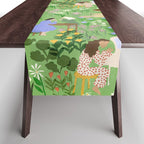 Getting Ready With Girls Table Runner Gallery Image 1