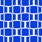 Royal Blue Mod Links Midcentury Modern Geometric Pattern Coffee Mug Gallery Image 2