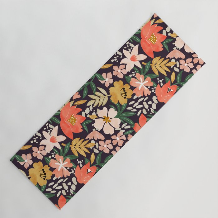 Modern meadow blooming Yoga Mat Gallery Image 1