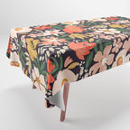 Modern meadow blooming Tablecloth Gallery Image 1