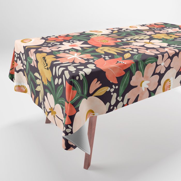 Modern meadow blooming Tablecloth Gallery Image 1