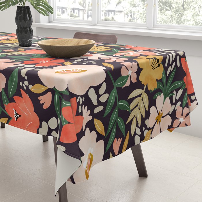 Modern meadow blooming Tablecloth Gallery Image 3