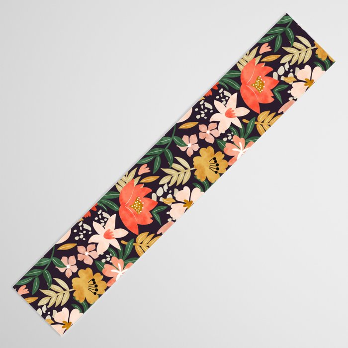 Modern meadow blooming Table Runner Gallery Image 3