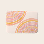 Double Rainbow Drawing Bath Mat Gallery Image 1