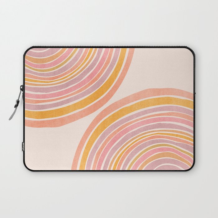 Double Rainbow Drawing Laptop Sleeve Gallery Image 1