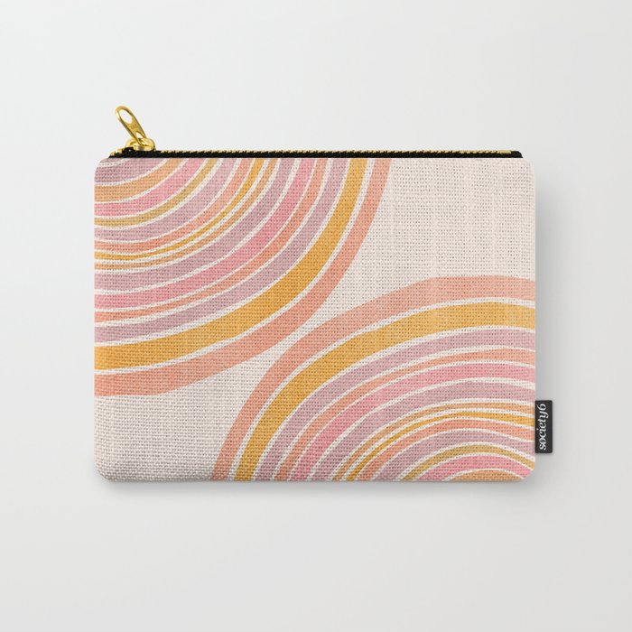 Double Rainbow Drawing Carry All Pouch Gallery Image 1