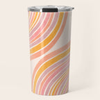 Double Rainbow Drawing Travel Mug Gallery Image 1