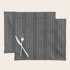 Lines #5 (Dark Gray) Placemat Gallery Image 1